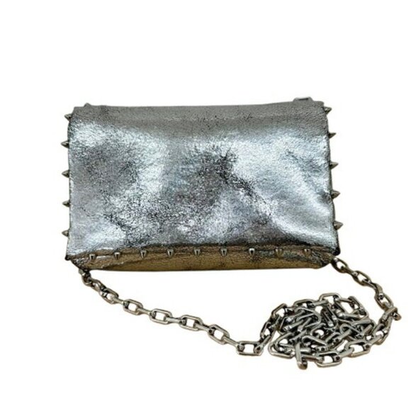 CHRISTIAN LOUBOUTIN Silver Shoulder Bag - Picture 1 of 10